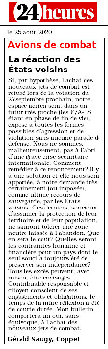 lettre du 25.08.20