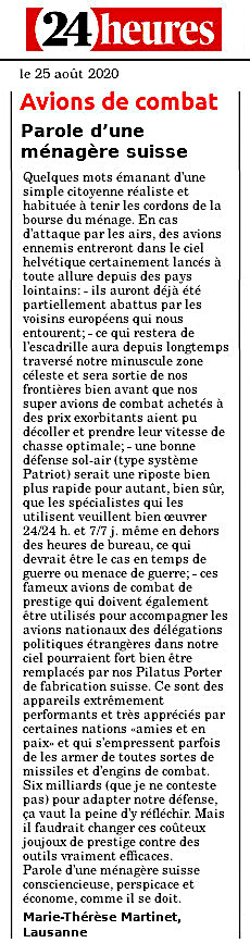 lettre du 25.08.20