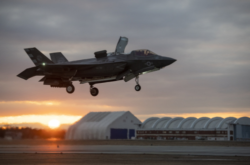 F-35 brule