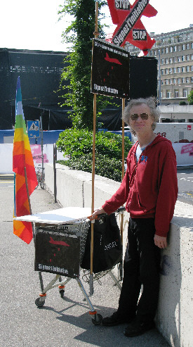 chariot sur la voie publique