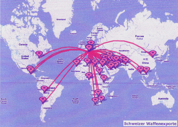 carte des exportations