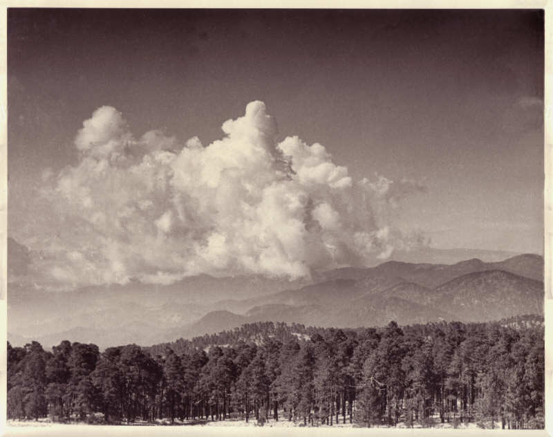 Nuages vus d'un Volcan