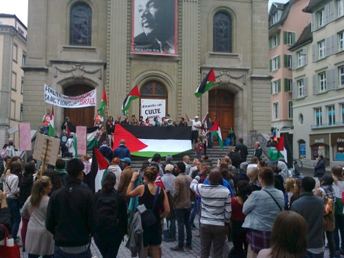 manif a Lausanne