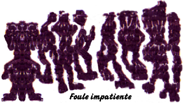 foule impatiente