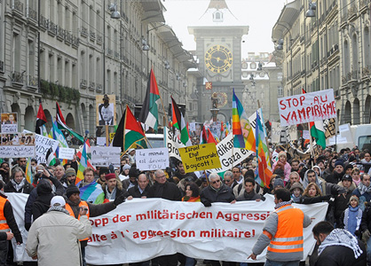 manif à Berne