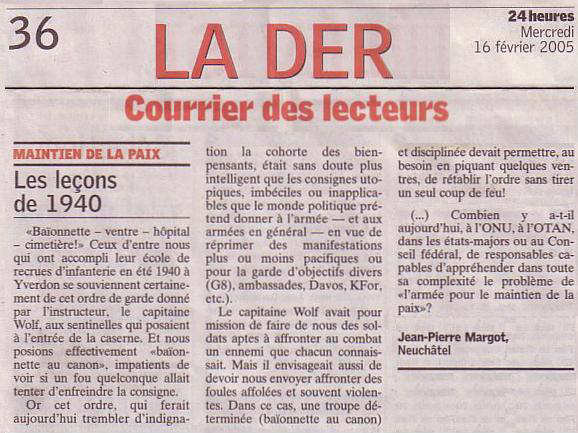 lettre de lecteur