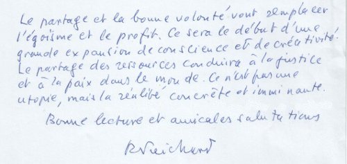 à ma lettre de lecteur